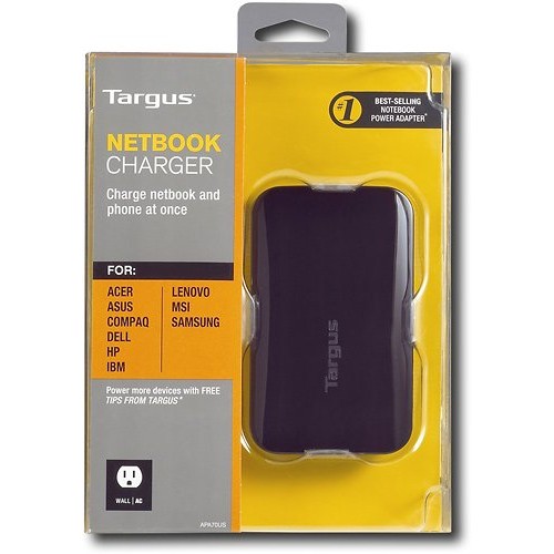 (Brand New, Damaged Retail Box) Targus 90W AC Adapter w/ 5 tips, APA70US – Laptop AC Adapter (photo 2)