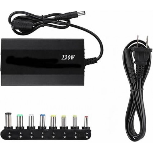 120W Automatic voltage management Universal Laptop AC Adapter with 8tips – TopSync