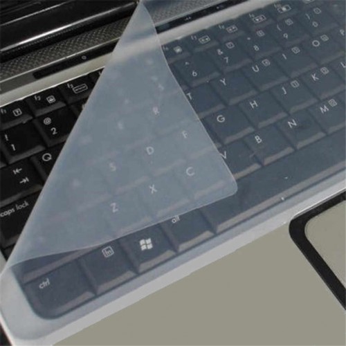 Universal Silicone Keyboard Protector for Laptops 10"x4.5", transparent, water proof protection – Generic – Accessory