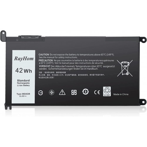 DE308 Battery for Dell Inspiron 13(5368) 14(7460) 15(5567) 17(5765) WDX0R
