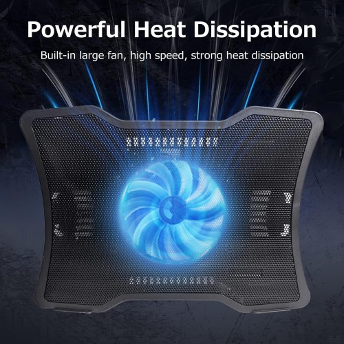 061 Laptop Cooler Pad, 35*25*2.8CM, Up to 17" – Generic – Accessory (photo 2)