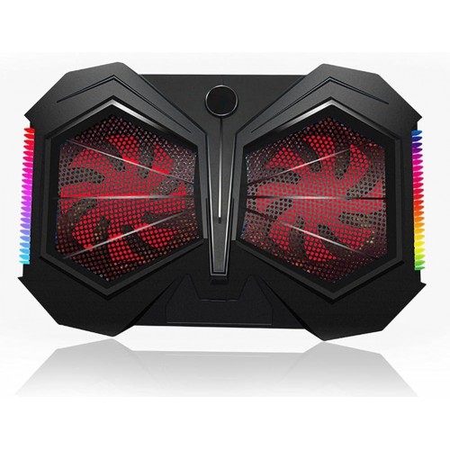 017 RGB Laptop Cooler Pad, 41*27*3CM, Up to 17" – Generic – Accessory (photo 2)