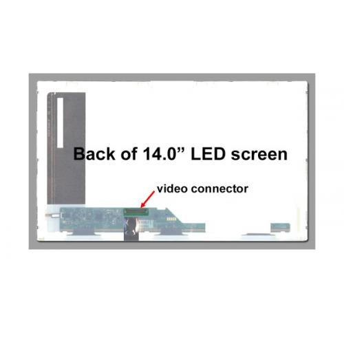 14.0" 40pin WideScreen WXGA (1366x768) Glossy – Generic – Laptop Screen (LED)