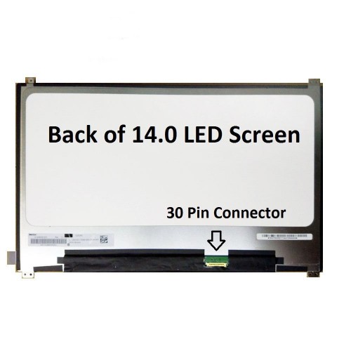 Slim 14.0'' 30pin Wide WXGA (1366x768), Glossy, Top&Bottom brackets, 30pin – Generic – Laptop Screen (LED)