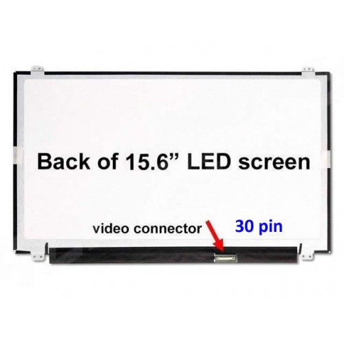 Slim 15.6in WideScreen WXGA (1366x768) HD Glossy eDP, 30pin – Generic – Laptop Screen (LED)