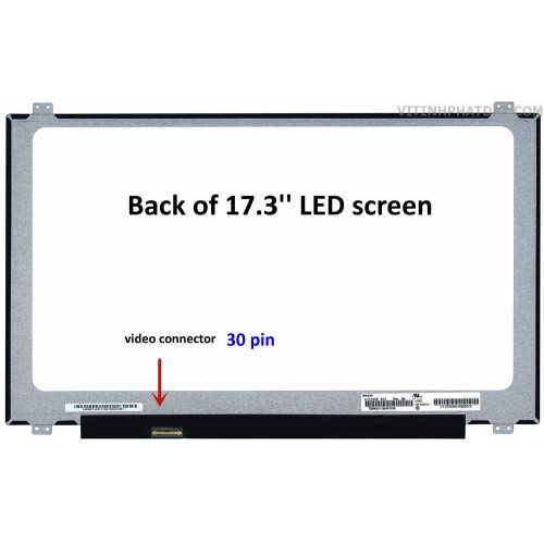 17.3'' Widescreen HD+ (1600x900), 30-pin, top & bottom bracket, Glossy – Generic – Laptop Screen (LED)