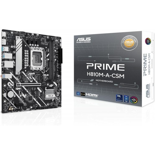 Asus Prime H810M-E-CSM LGA1851 DDR5 Motherboard, New