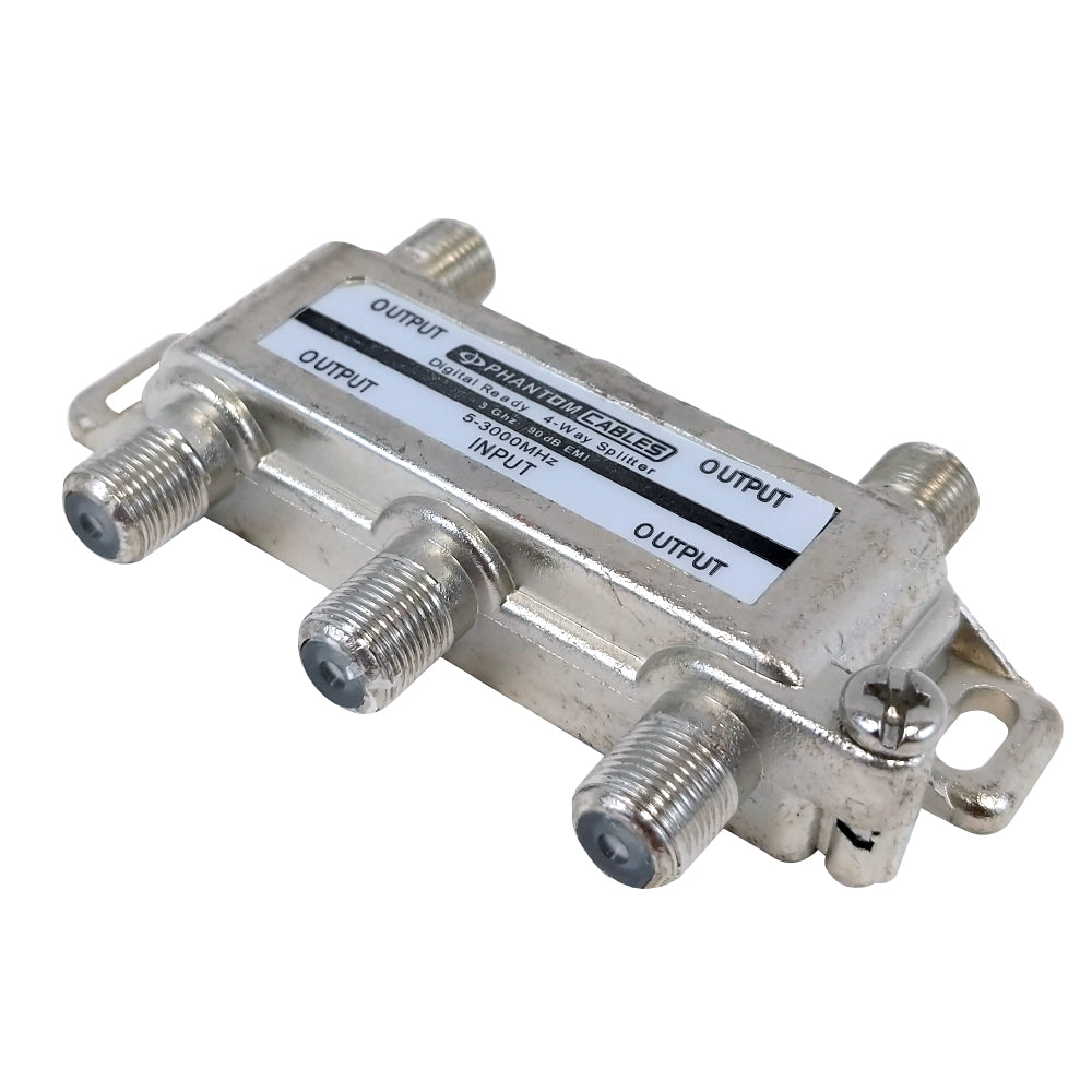 3GHz 90dB Digital Splitters 4-Way – Generic – Video Boxes