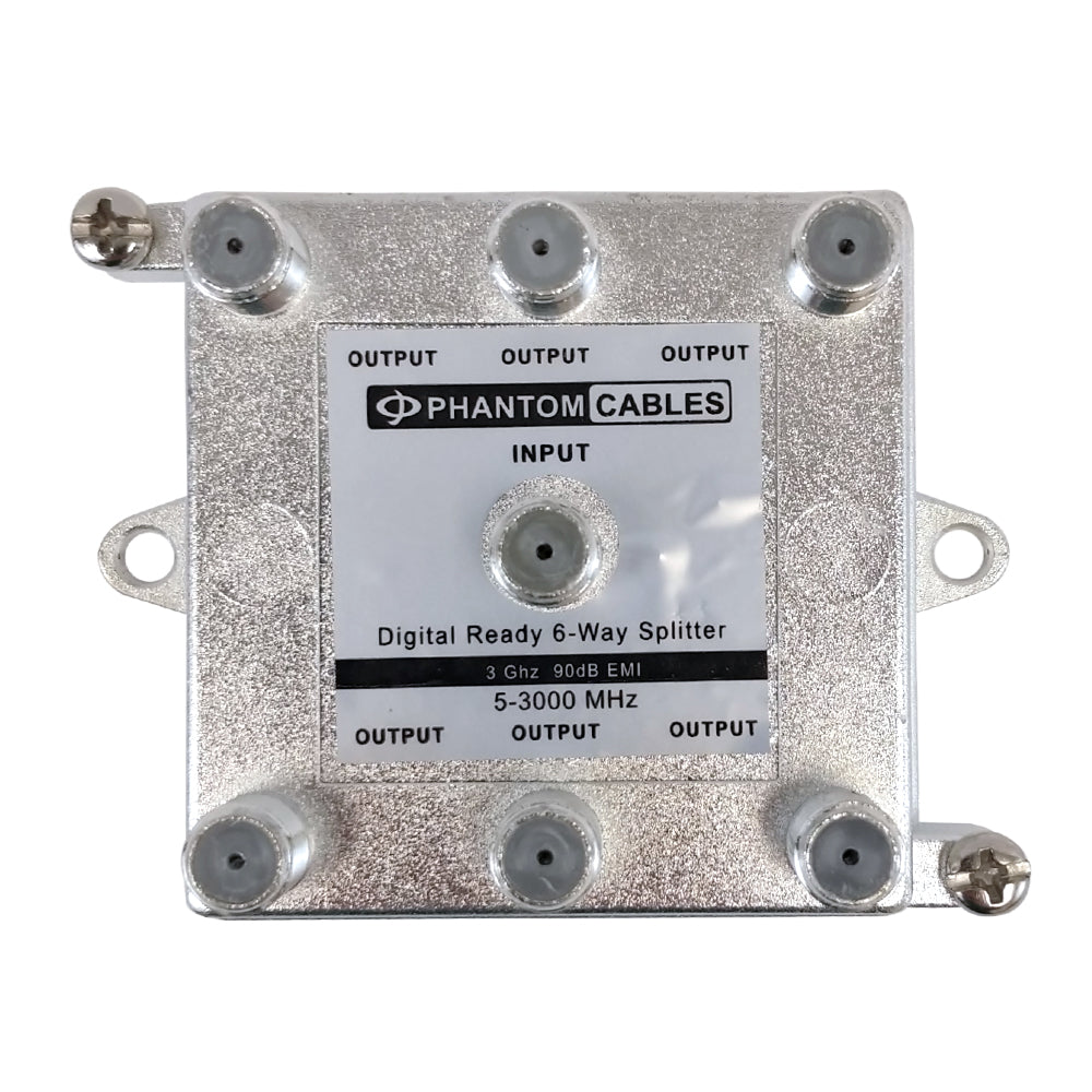 3GHz 90dB Digital Splitters 6-Way – Generic – Video Boxes (photo 2)