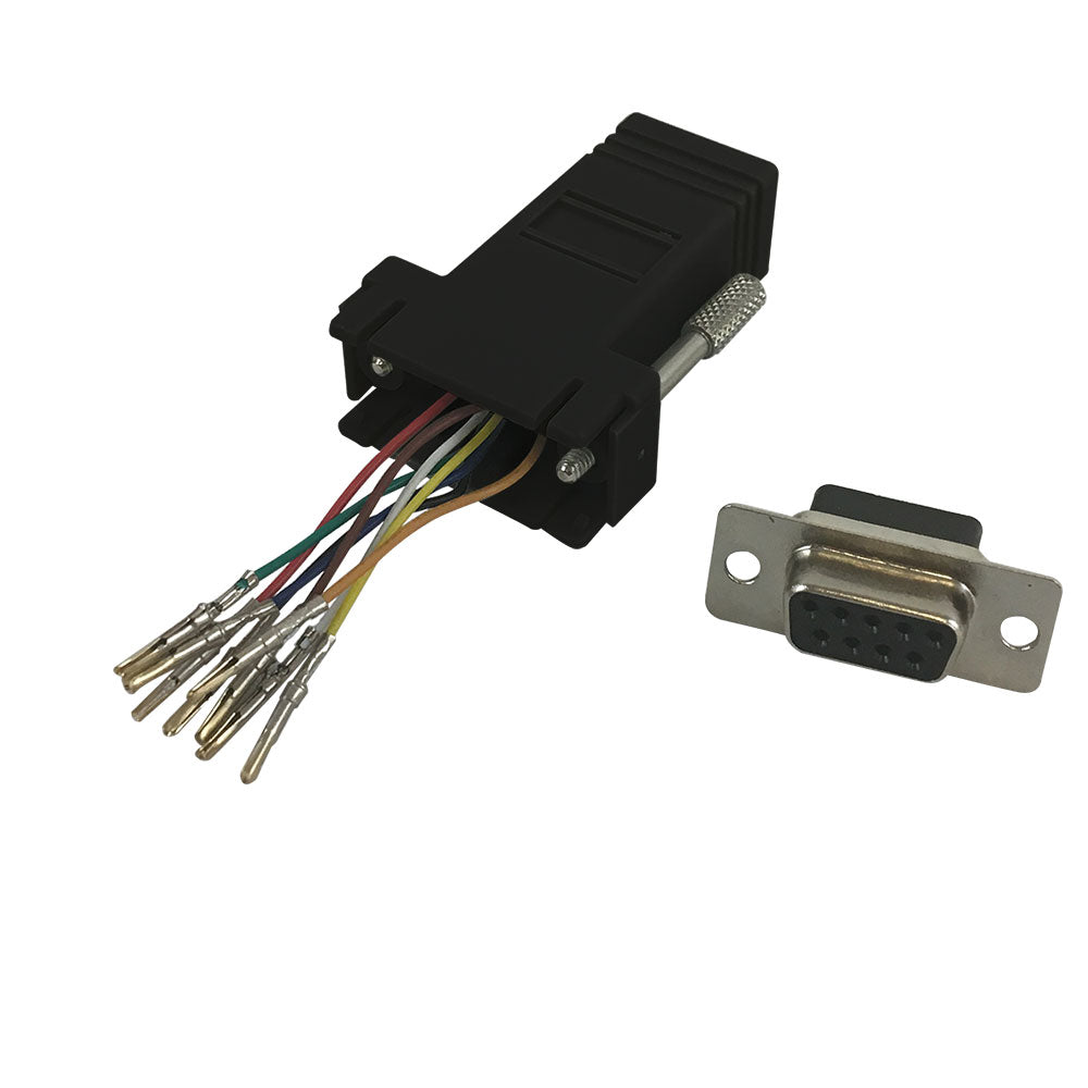 RJ45 Female to DB9 Female Modular Adapter – Generic – RJ45 Adapters & Couplers