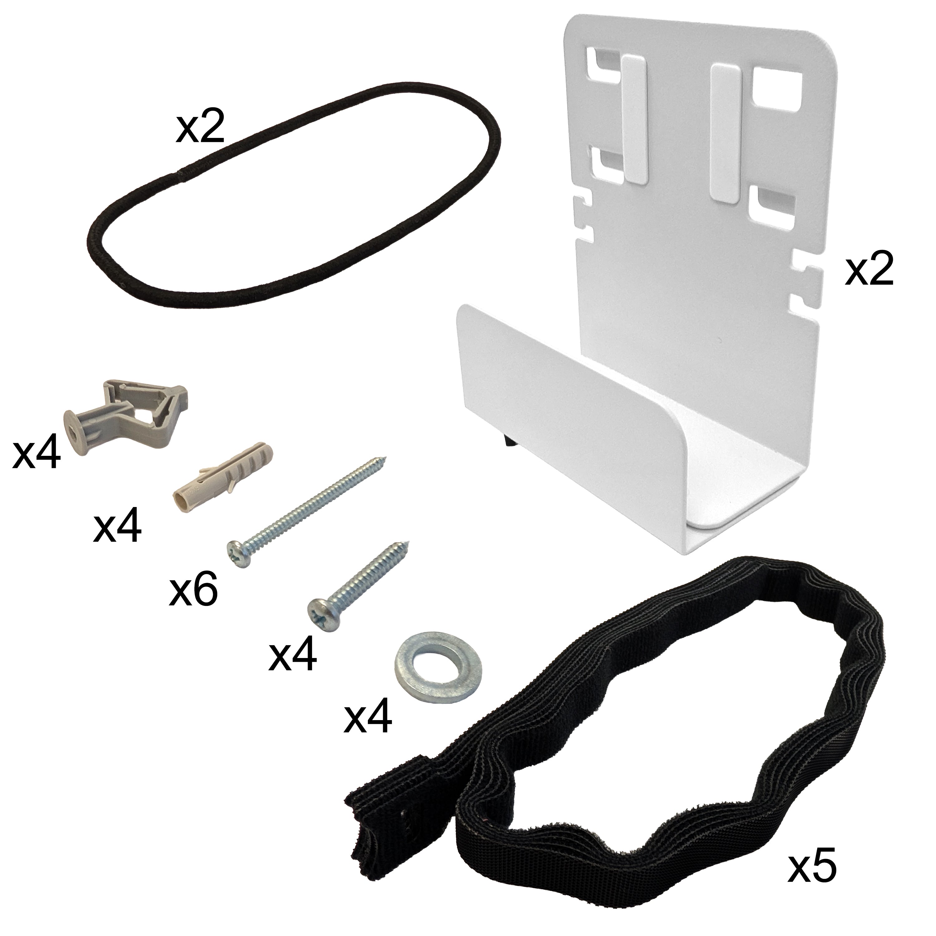 In-wall Media Enclosure Box with Cover 19.7" x 15.2" x 3.9" - Two Device Holders - White – Generic – Enclosure Boxes (photo 7)