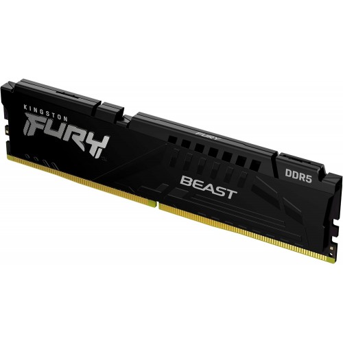 Kingston Fury Beast 16GB 6000MT/s DDR5 CL30 DIMM Black Desktop Gaming Memory – DDR5 Desktop