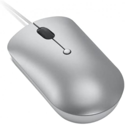 Lenovo 540 USB-C Wired Compact Mouse - Cloud Grey – Wired Mouse