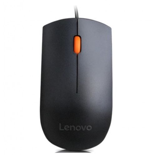 Lenovo USB Mouse, Black, New – Wired Mouse