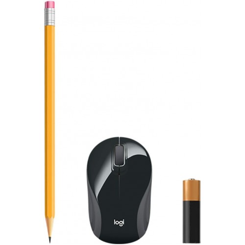 Logitech M187 Wireless Mini Mouse - Black, New – Wireless Mouse (photo 4)