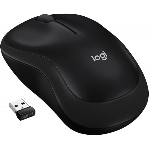 Logitech M185 Wireless Mouse - Black, New