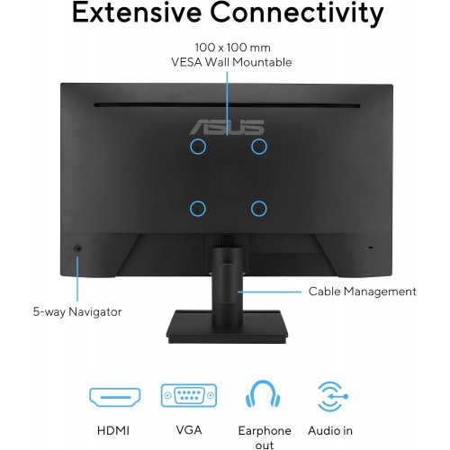 Asus VA249HG 24'' IPS 120Hz FHD Eye Care Gaming Monitor, 1*HDMI & 1*VGA, VESA mount, New – New Monitor (photo 3)