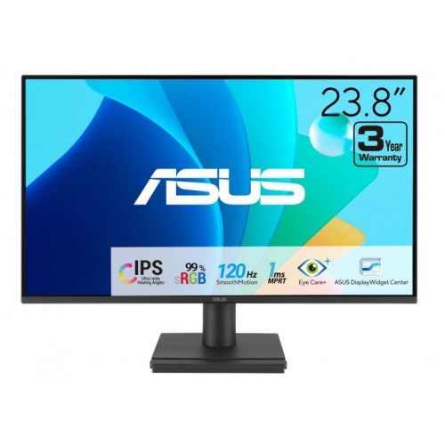 Asus VA249HG 24'' IPS 120Hz FHD Eye Care Gaming Monitor, 1*HDMI & 1*VGA, VESA mount, New – New Monitor
