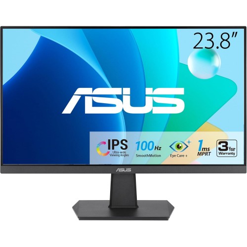 ASUS VA24EHF 24" 1080P IPS FHD 100Hz Frameless Gaming Monitor – New Monitor