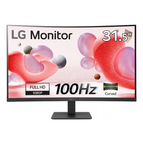 LG 32MR51CA-B 32" Curved FHD LED Monitor 100Hz/5ms – New Monitor