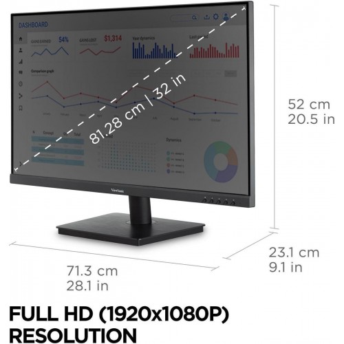 ViewSonic VA3209M 32" IPS 1920*1080 LED/LCD Monitor – New Monitor (photo 3)