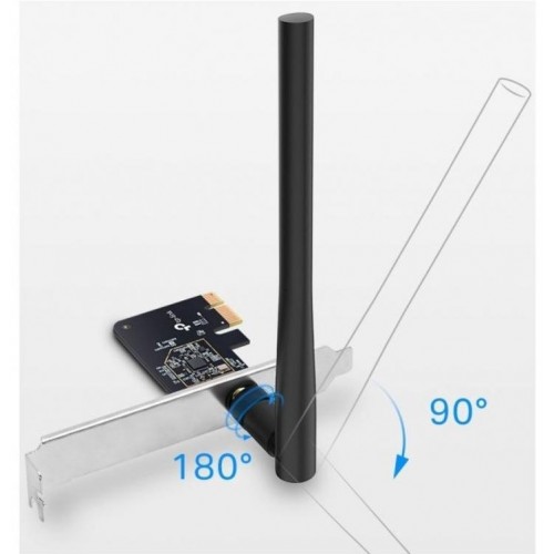 TP-Link Archer T2E AC600 Wireless Dual-Band PCI-e Adapter, External Antenna (New) – PCI Adapters (photo 3)