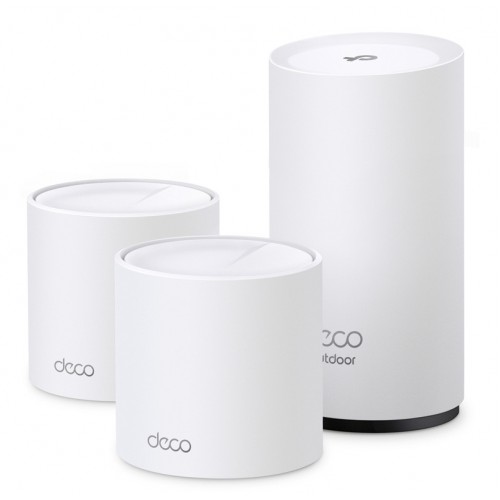 (Open Box) TP-Link DecoWM9000 (3-pack) AX3000 Outdoor & Indoor Whole Home Mesh Wi-Fi 6 – Open Box – Networking Refurbished