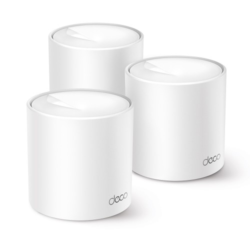 (Open Box) TP-Link Deco X10 (3-pack) AX1500 Whole Home Mesh Wi-Fi 6 System – Generic – Open Box – Networking Refurbished