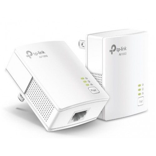 (Open Box) TP-Link PA7017KIT AV1000 Gigabit Powerline Starter Kit – Open Box – Networking Refurbished