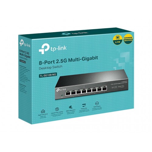 TP-Link Switch TL-SG108-M2 8-Port 2.5G Multi-Gigabit Desktop Switch Retail – Switches (photo 3)