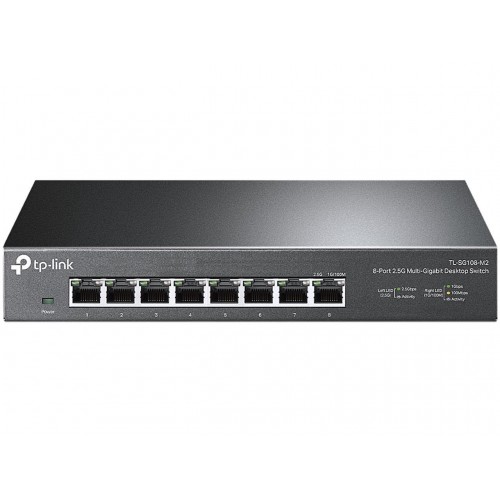 TP-Link Switch TL-SG108-M2 8-Port 2.5G Multi-Gigabit Desktop Switch Retail