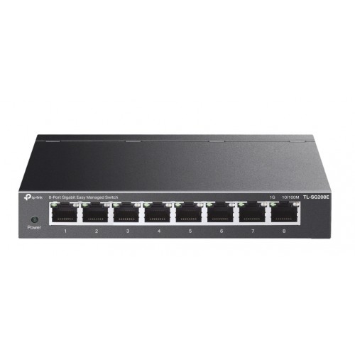 (Open Box) TP-Link TL-SG208E 8-Port Gigabit Easy Managed Switch – Open Box – Networking Refurbished