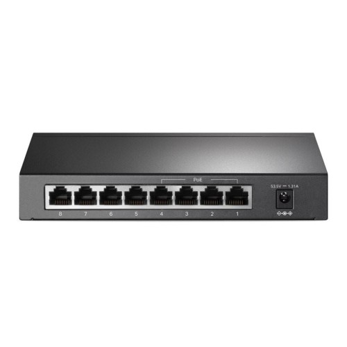 (Open Box) TP-Link TL-SG608P 8-Port Gigabit Desktop Switch with 4-Port PoE – Open Box – Networking Refurbished