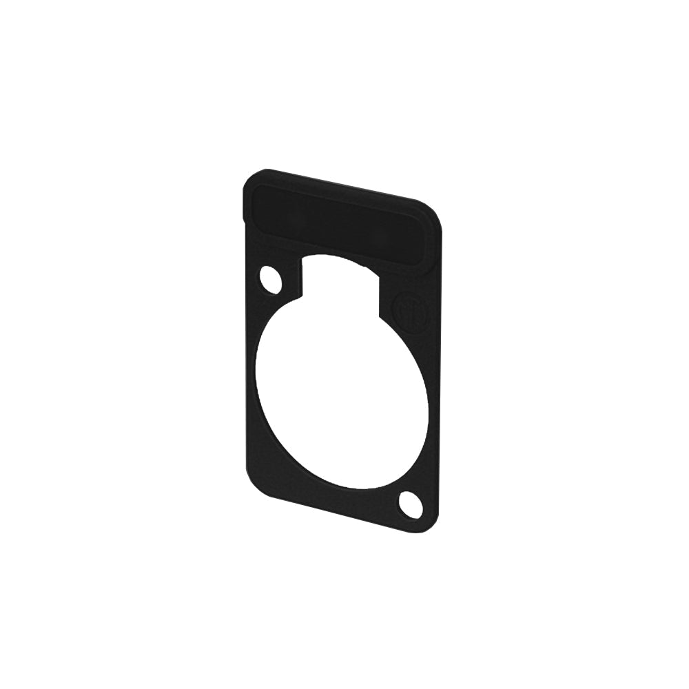 Neutrik D-Series Labelling Plate - Black – Generic