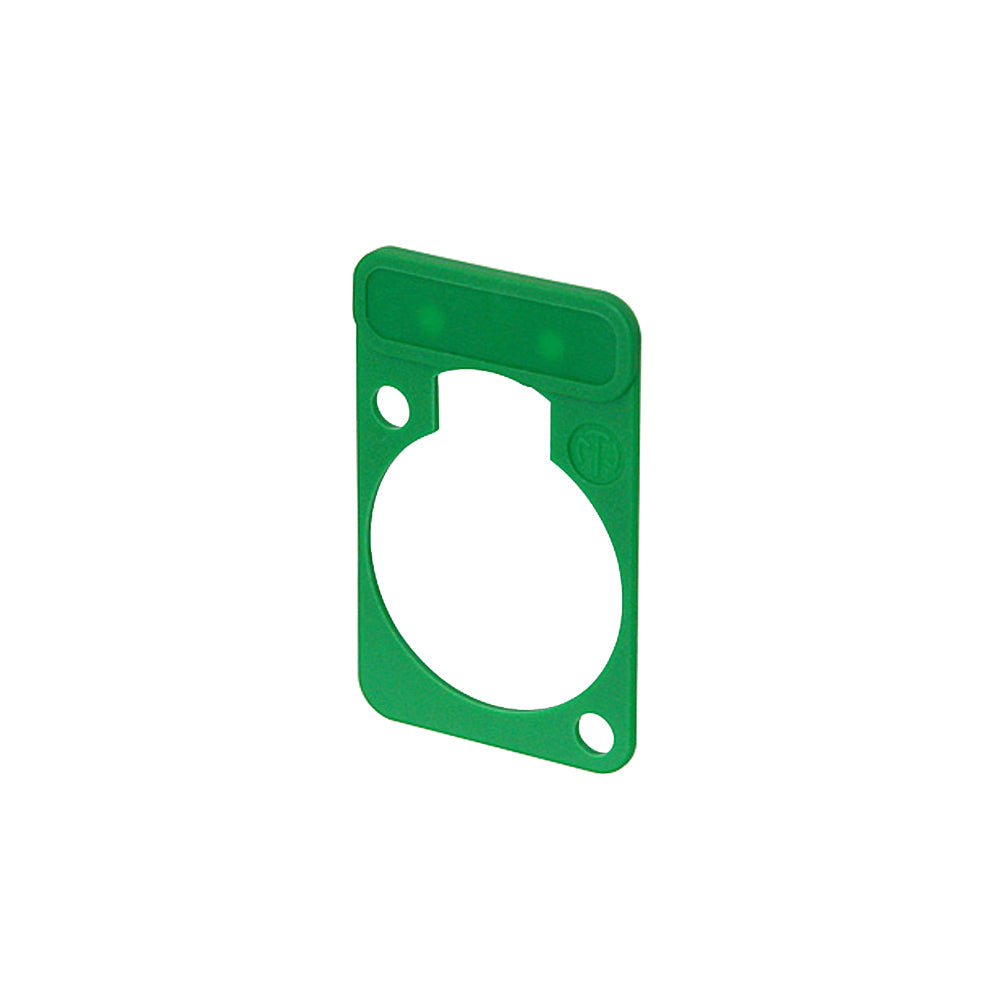 Neutrik D-Series Labelling Plate - Green – Generic