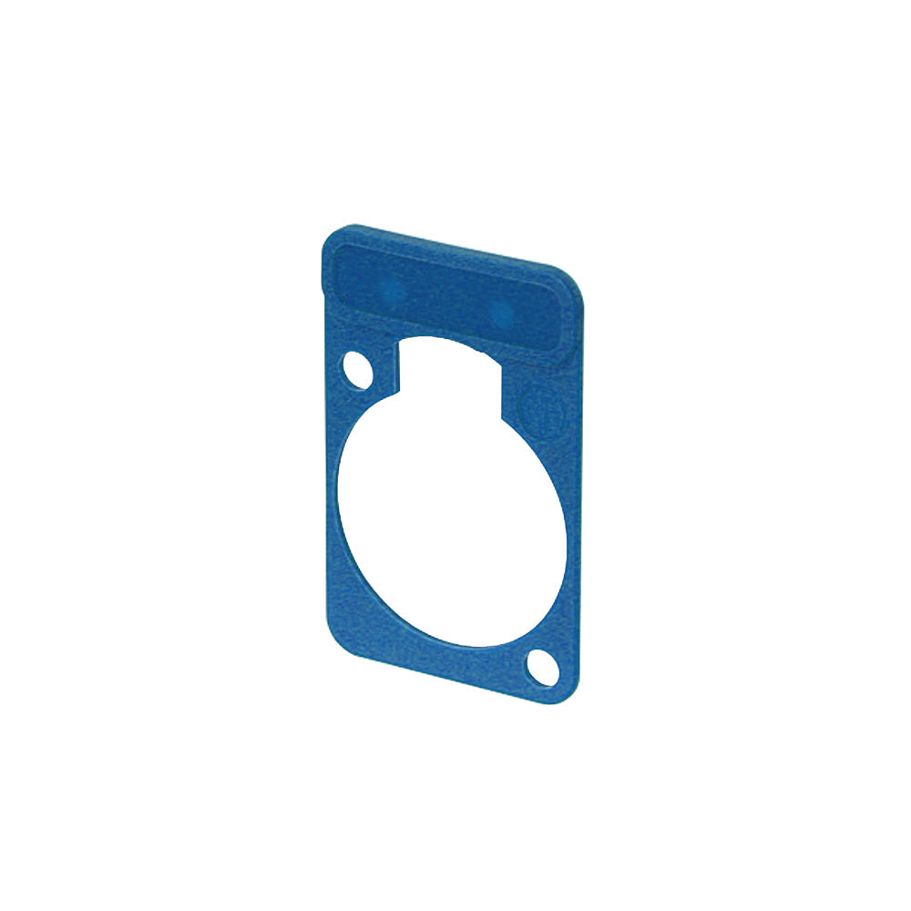 Neutrik D-Series Labelling Plate - Blue – Generic