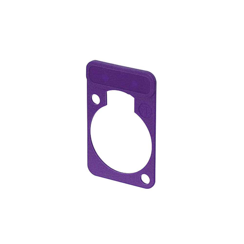 Neutrik D-Series Labelling Plate - Purple – Generic