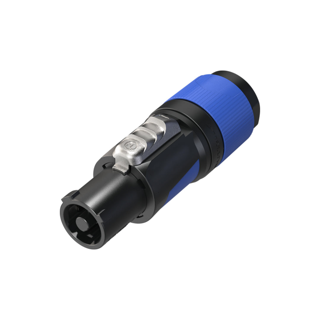 Neutrik 2 Pole 3 Wire AC Power-in Cable Connector - Blue (for 6 - 12mm diameter cable) – Generic