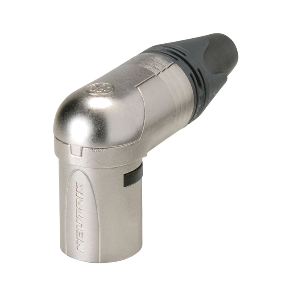 Neutrik 3-Pin XLR Right Angle Male Connector - Nickel with Silver Pins – Generic – Neutrik Connectors and Accessories (photo 2)