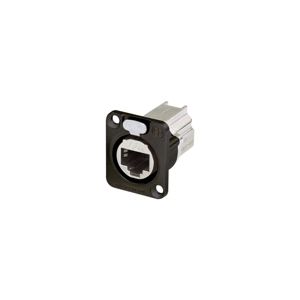 Neutrik CAT6A Ethercon Feed-Through Jack - Black – Generic