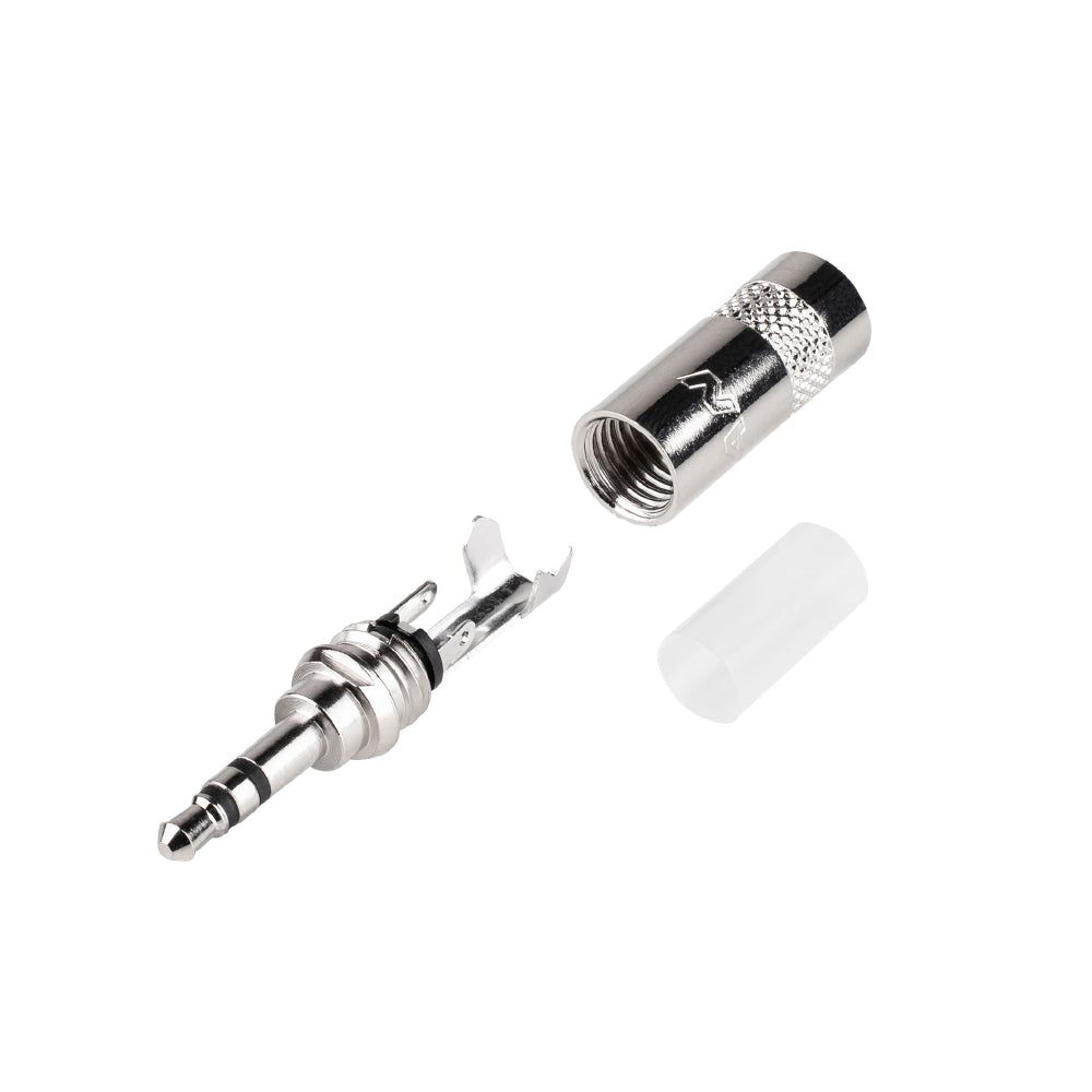 Rean Stereo 3 pole 3.5mm Plug - Crimp Strain Relief – Generic – Audio Connectors (photo 2)