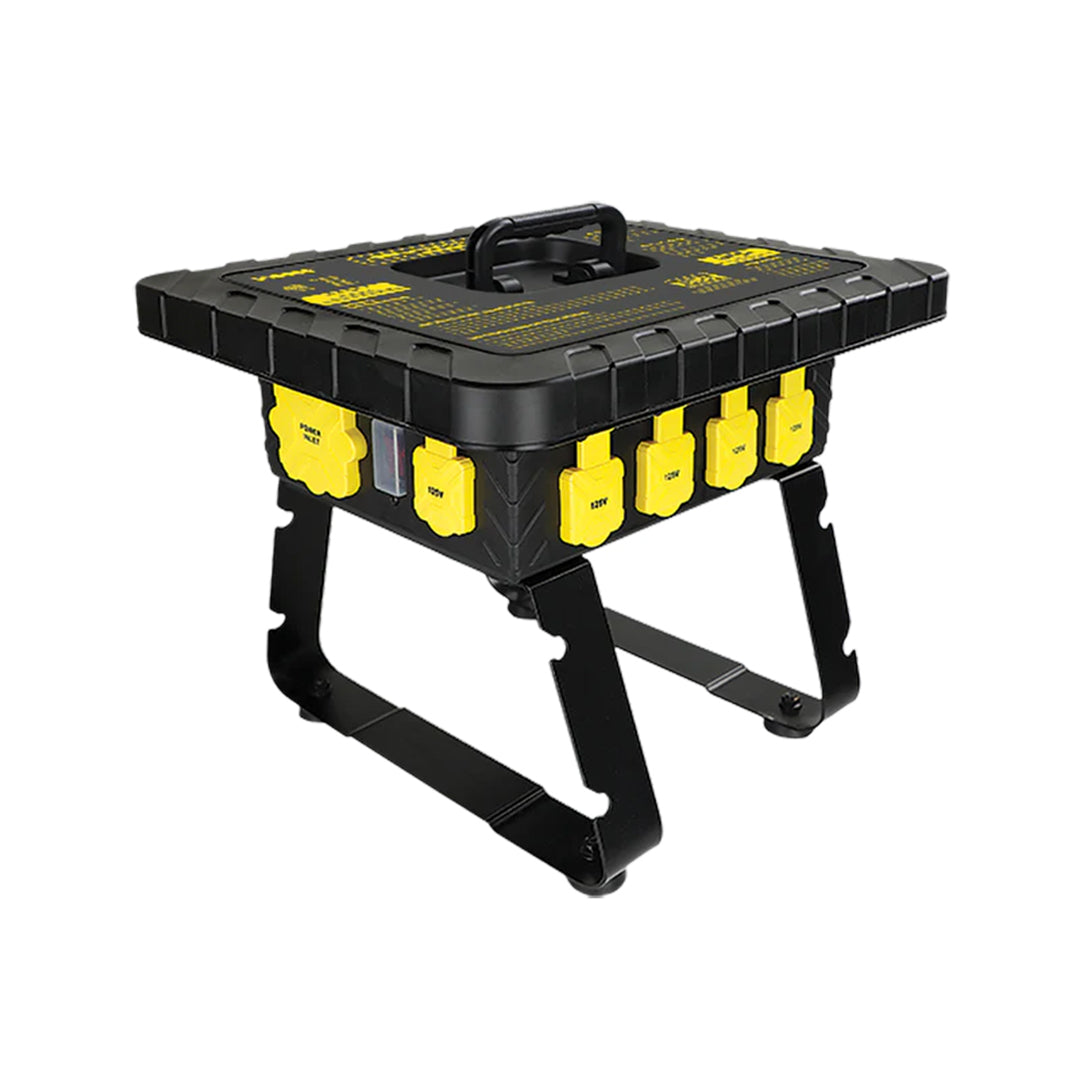 Electrical Worksite Portable Box - 9 Outlet GFCI (15Amp) – Generic