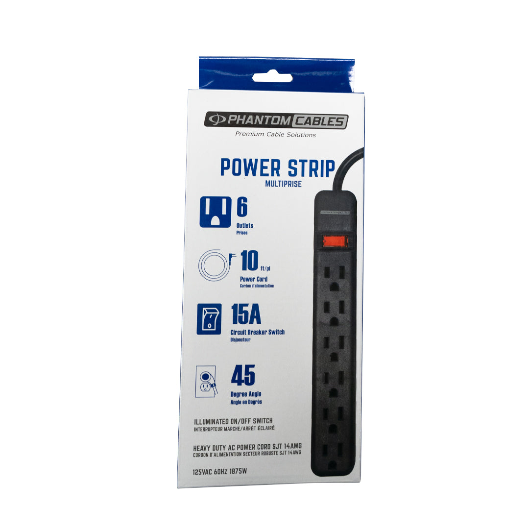 6 Outlet Power Strip - 45 Degree Angle 5-15P Plug – Generic – Power Strips & Surge Protectors (photo 10)
