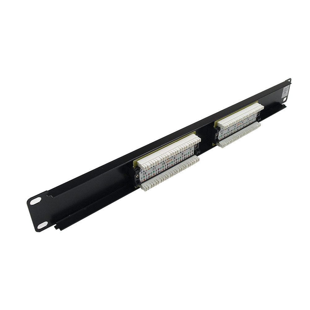 12-Port CAT6 Patch Panel, 19" Rackmount 1U - 110 Punch-Down – Generic – CAT6 Patch Panels (photo 2)