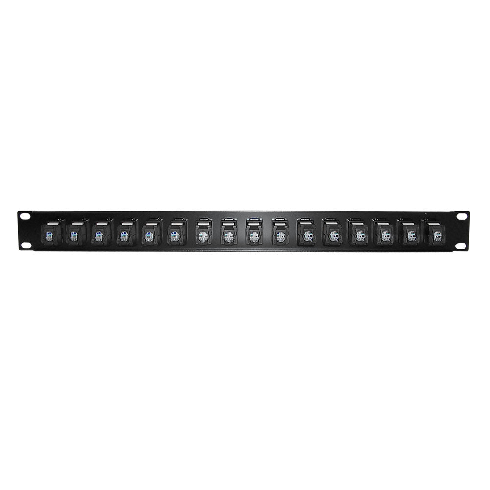 16-Port CAT6A Patch Panel, 19" Rackmount 1U - 110 Punch-Down – Generic – CAT6A Patch Panels (photo 2)