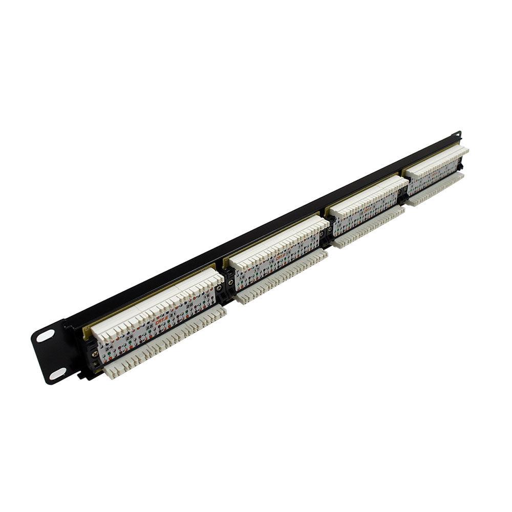 24-Port CAT6 Patch Panel, 19" Rackmount 1U - 110 Punch-Down – Generic – CAT6 Patch Panels (photo 2)