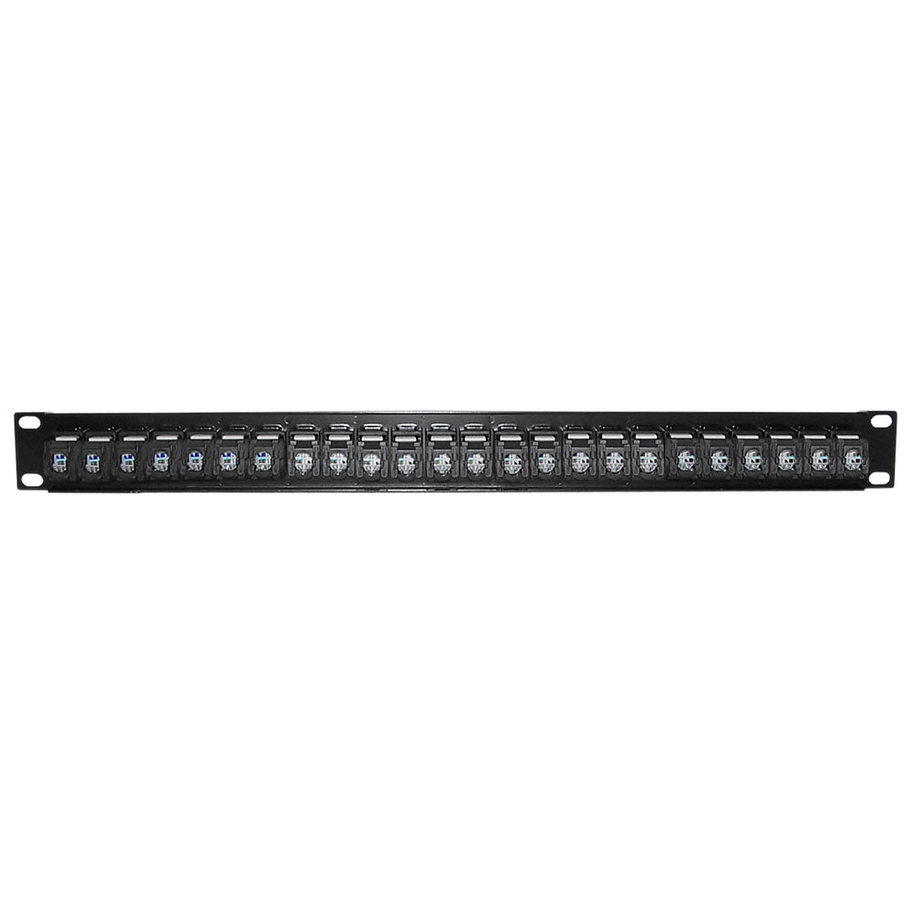 24-Port CAT6A Patch Panel, 19" Rackmount 1U - 110 Punch-Down – Generic – CAT6A Patch Panels (photo 2)