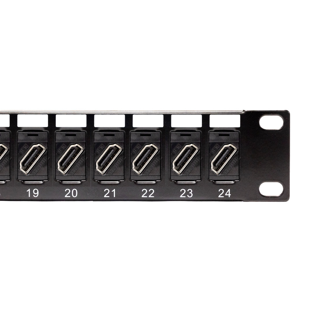 24-Port HDMI patch panel, 19 inch rackmount 1U – Generic – Audio/Video Patch Panels (photo 2)