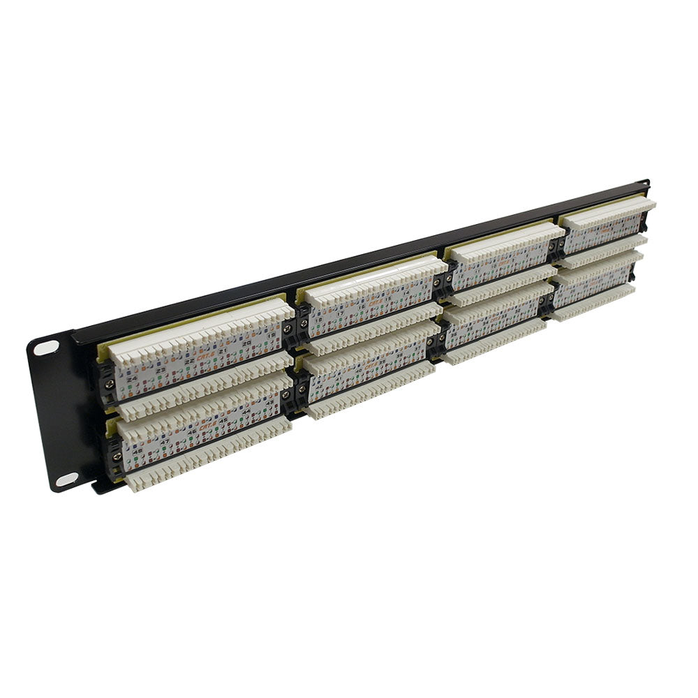 48-Port CAT6 Patch Panel, 19" Rackmount 2U - 110 Punch-Down – Generic – CAT6 Patch Panels (photo 2)