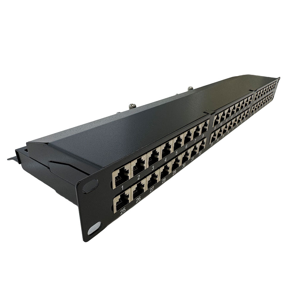 48-Port CAT6A Shielded Patch Panel, 19" Rackmount 1U – Generic – CAT6A Patch Panels (photo 6)